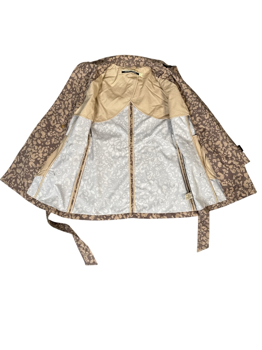 ANTHROPOLOGIE DAUGHTERS OF THE LIBERATION SUBTLE SURVIVAL LEOPARD PRINT COAT - Picture 11 of 15